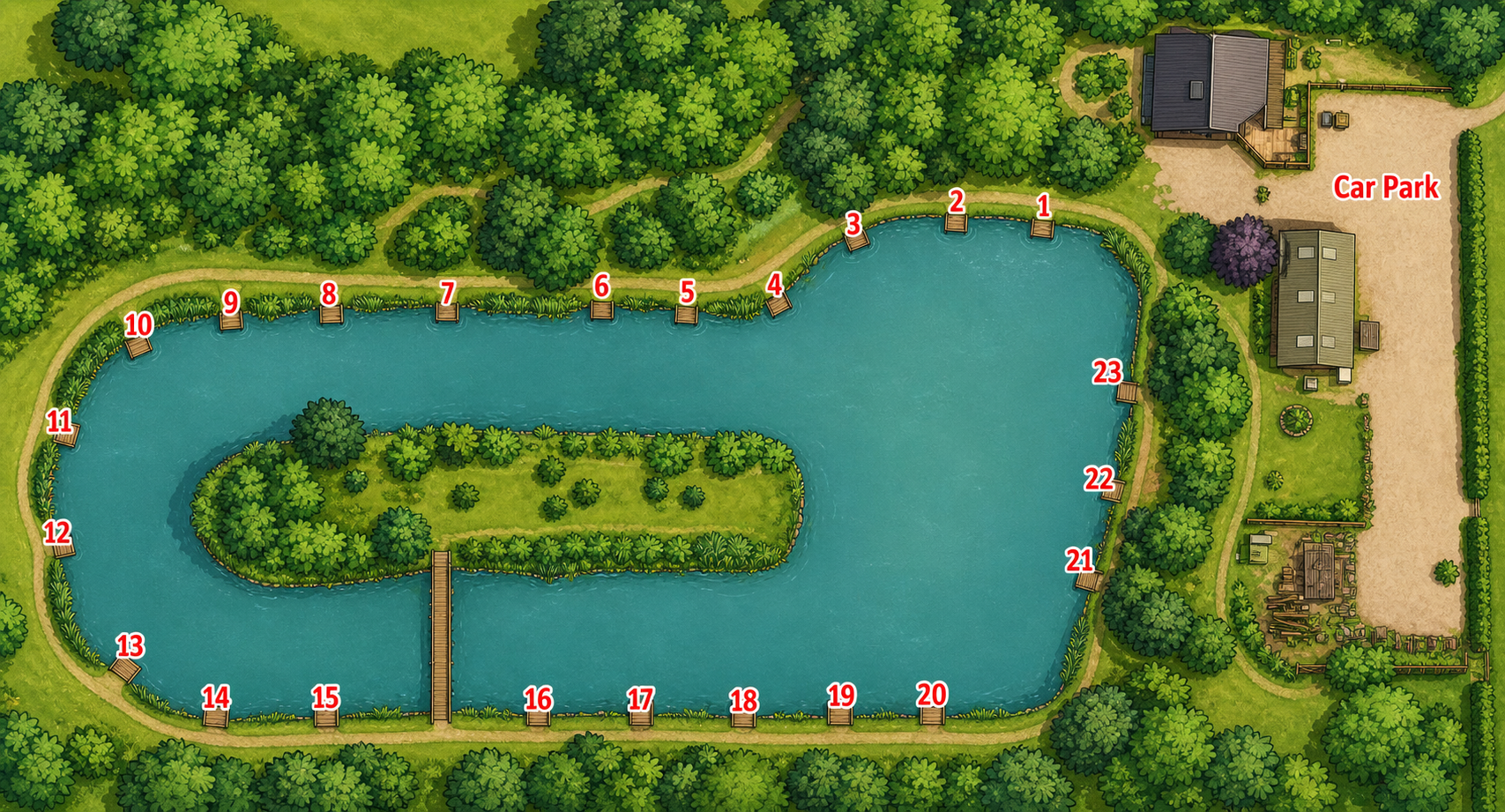 Buttonhole pegging map